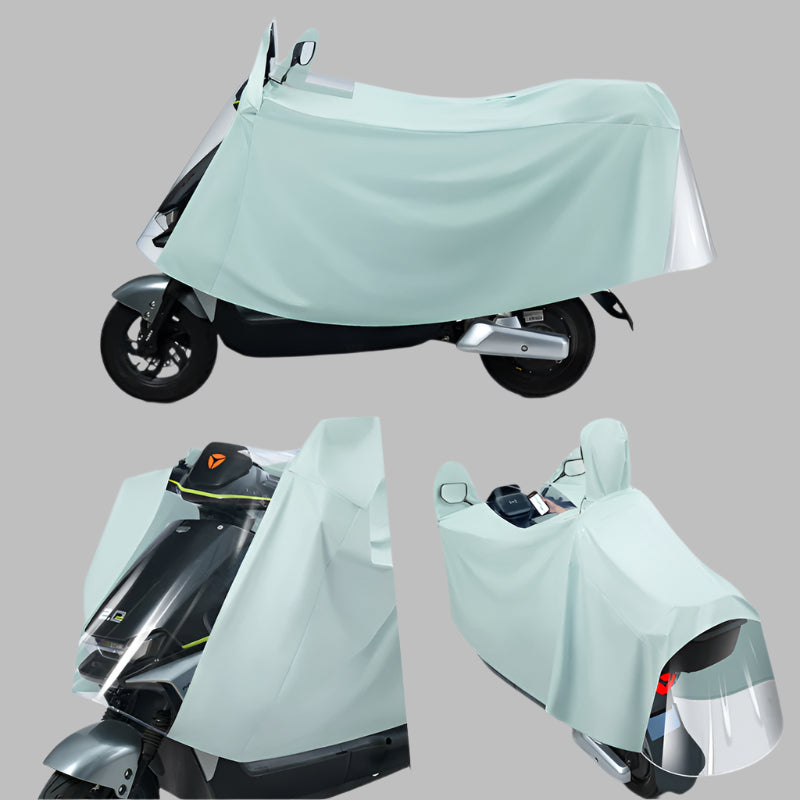 Dual-Use Long Raincoat – Unisex Electric Car Cover