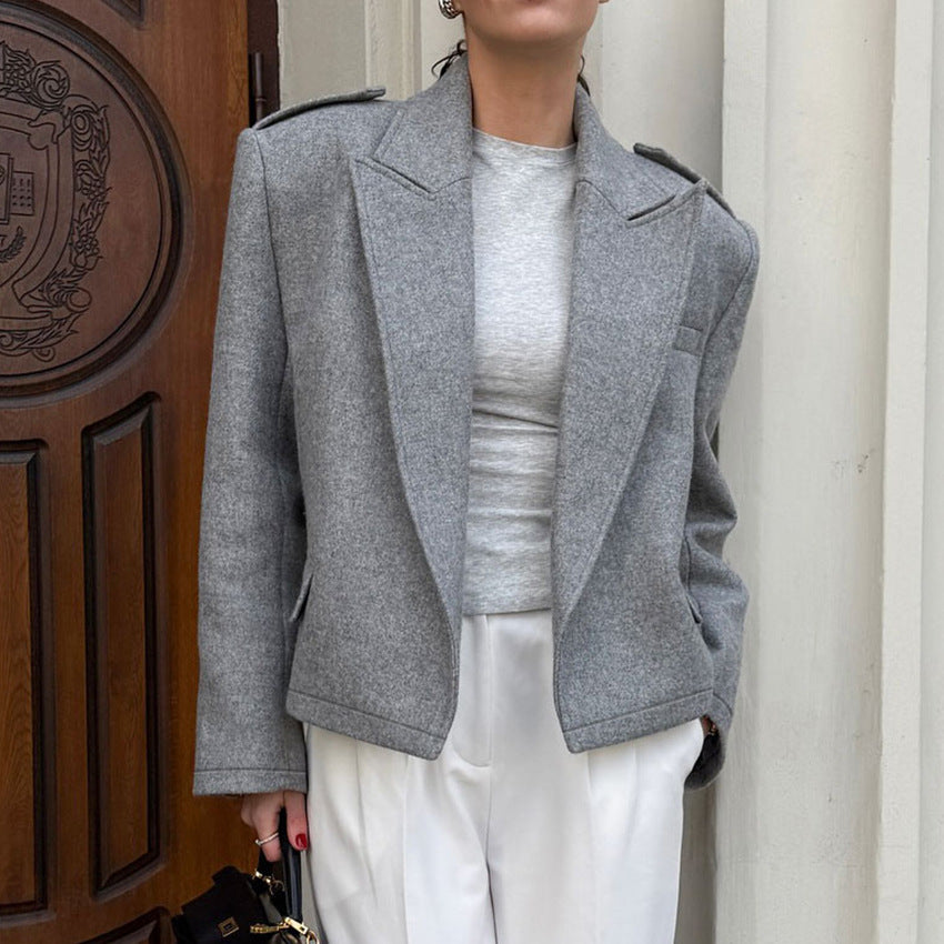 Women’s Woolen Blazer Jacket