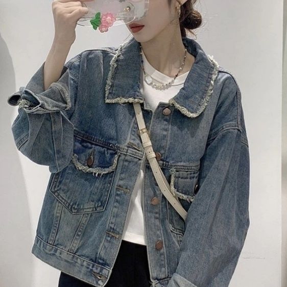 Korean-Style Loose Denim Jacket