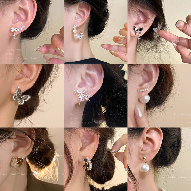 Korean Pearl Drop Earrings – Simple & Elegant