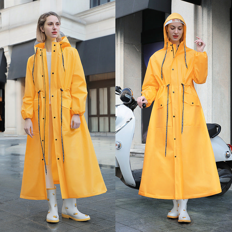 Full-Body Riding Raincoat – Adult Electric Bike Poncho