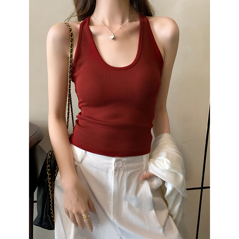 Women's Summer U-neck Sling Top