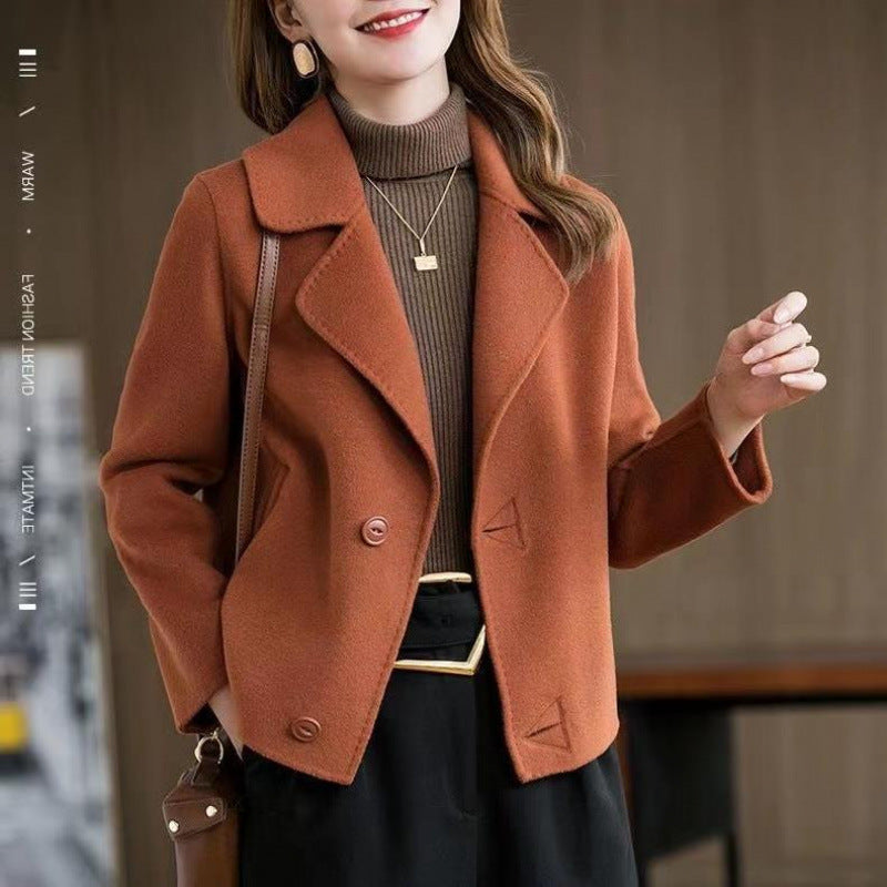 Women’s Double-Sided Woolen Coat