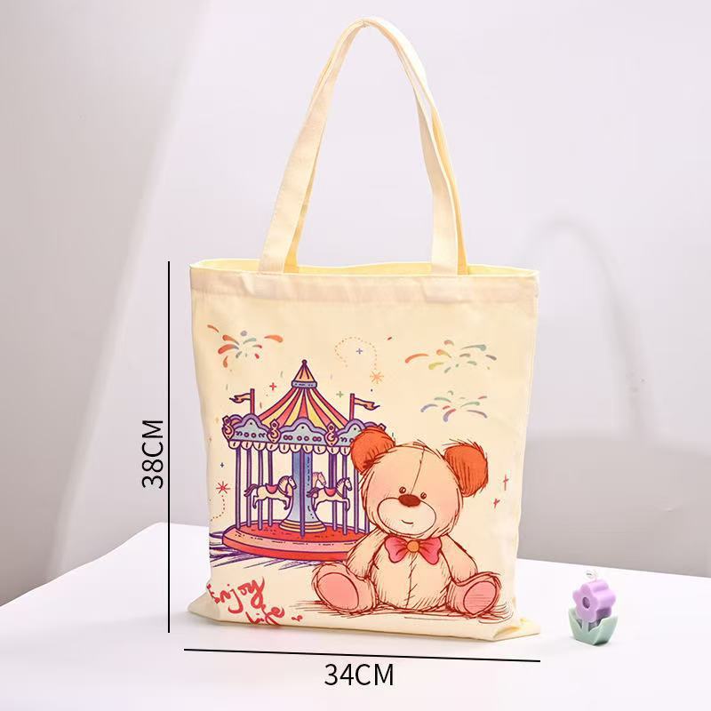 Mini Canvas Lunch Bag – Compact Handbag for Women
