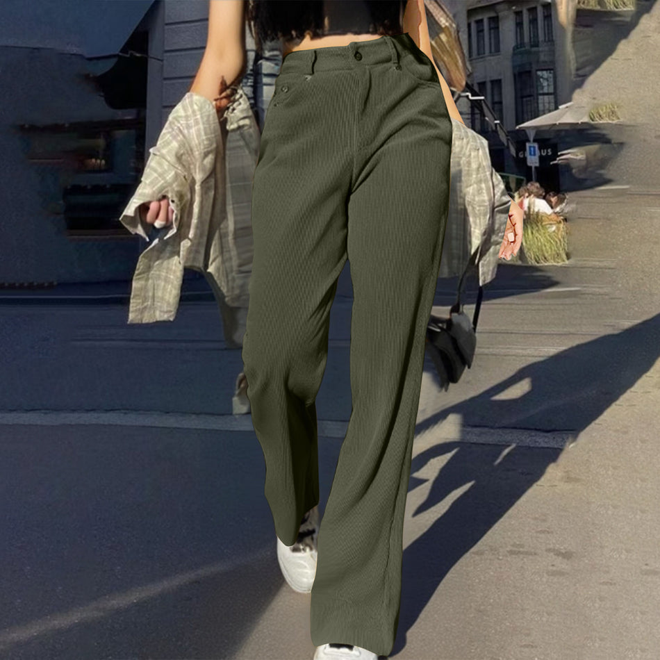 Corduroy Flared Pants