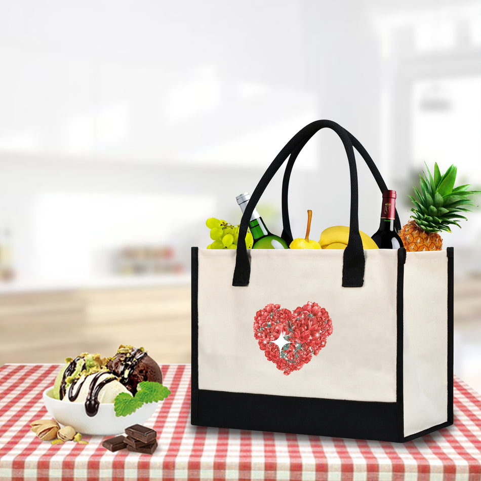 Large Capacity Canvas Shoulder Bag – Stylish & Portable