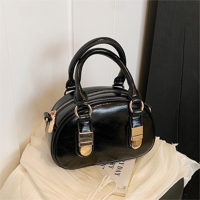 Women’s Korean Satchel Bowling Shell Crossbody Bag