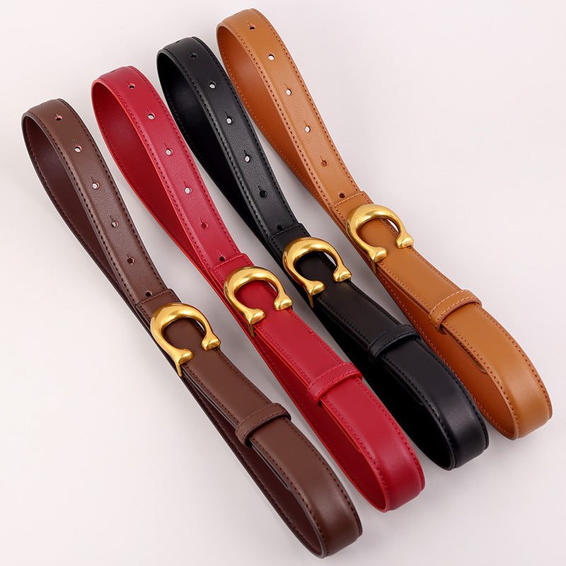 Guangzhou Genuine Leather Women’s Fashion Belt 2025