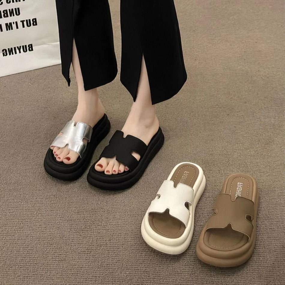Women’s Summer Thick-Soled Round-Toe Sandal
