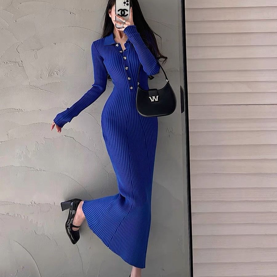 Knitted Slimming Sweater Dress