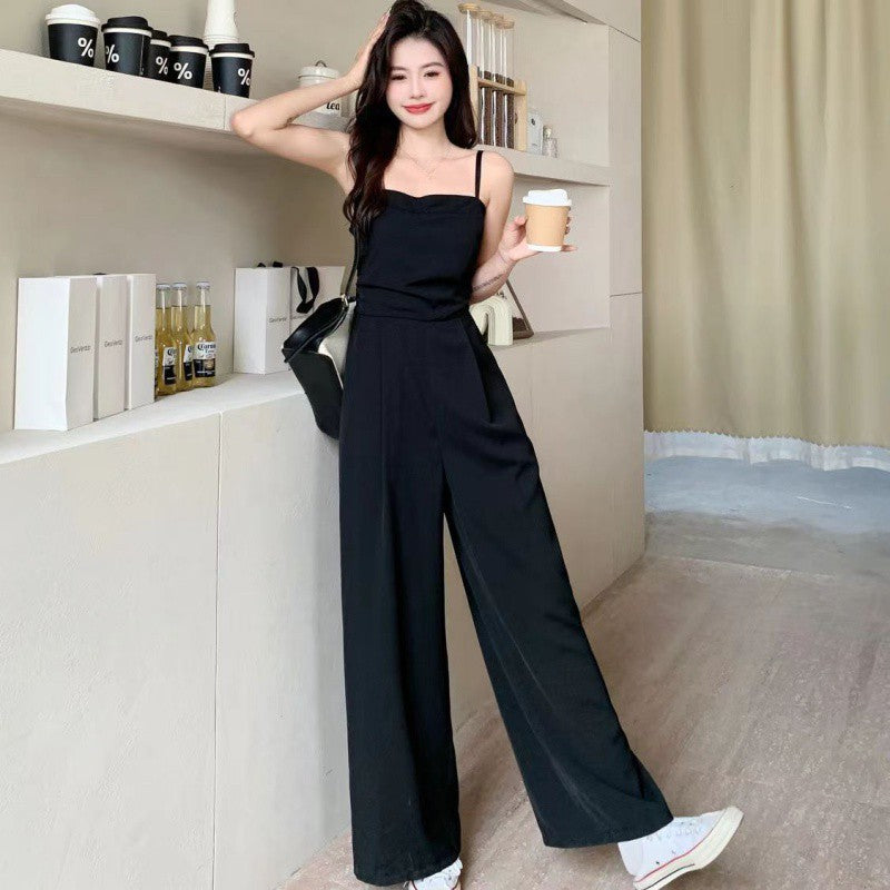 Elegant Two-Piece Style Wide Leg Jumpsuit