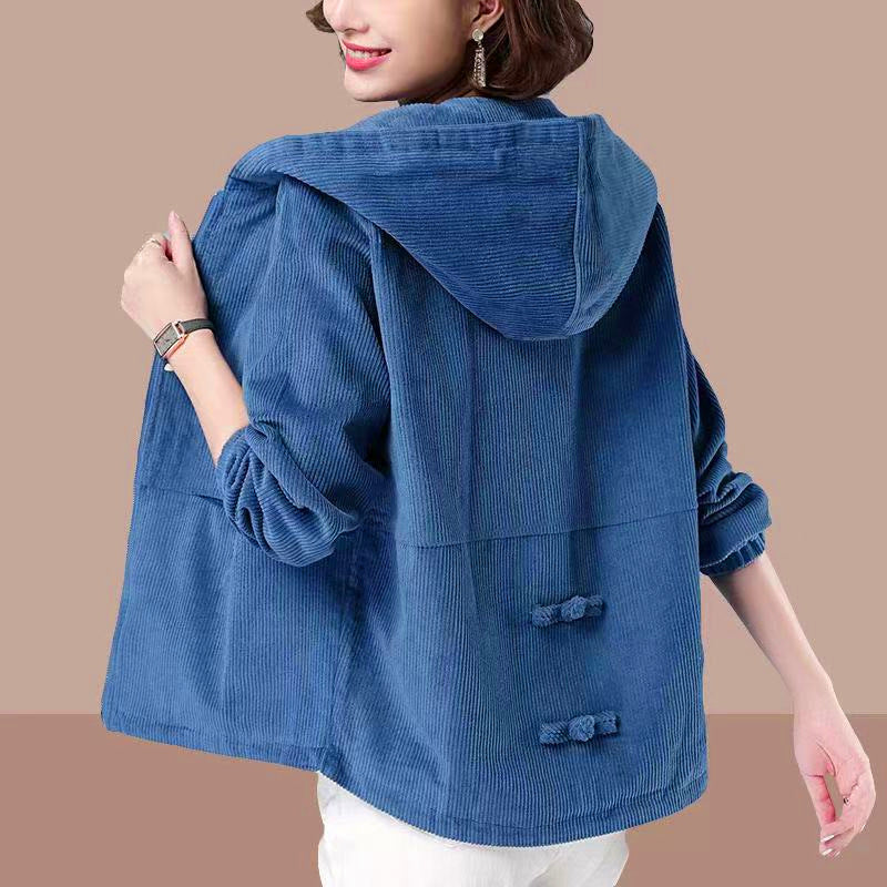 Korean-Style Corduroy Jacket