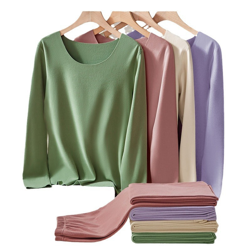 7A Antibacterial Seamless Thermal Underwear Set for Women
