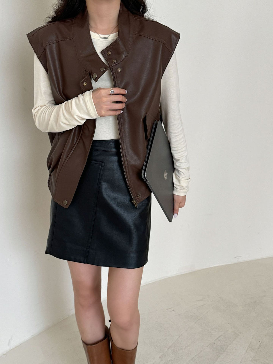 Women’s American Retro PU Leather Jacket