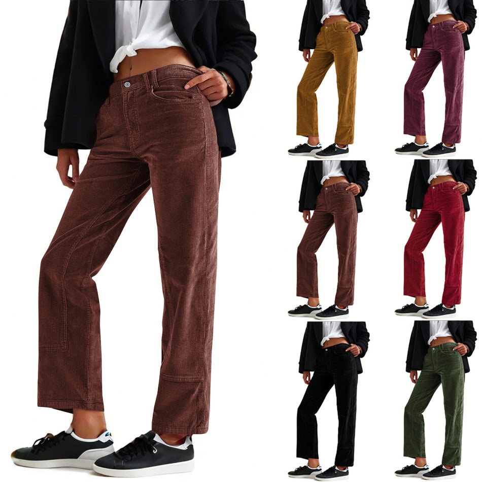 Women’s Casual Small Straight Pants