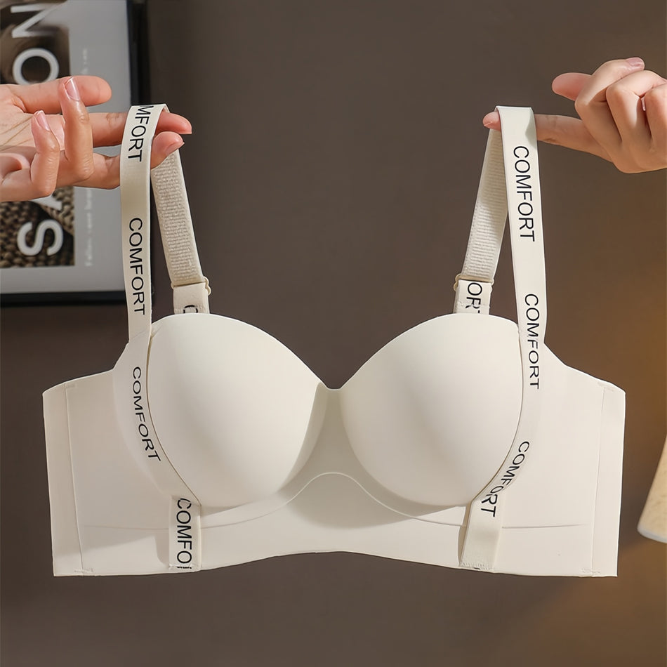 (Pack of 2)-Anti-Sag Half Cup Bra – Wireless, Lifting & Adjustable