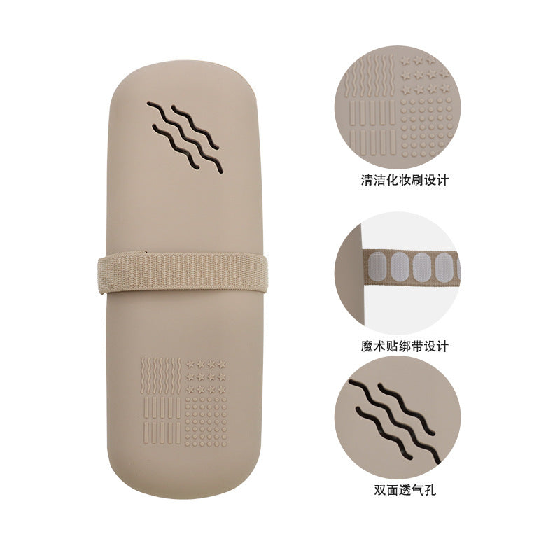 Silicone Makeup Brush Storage Bag