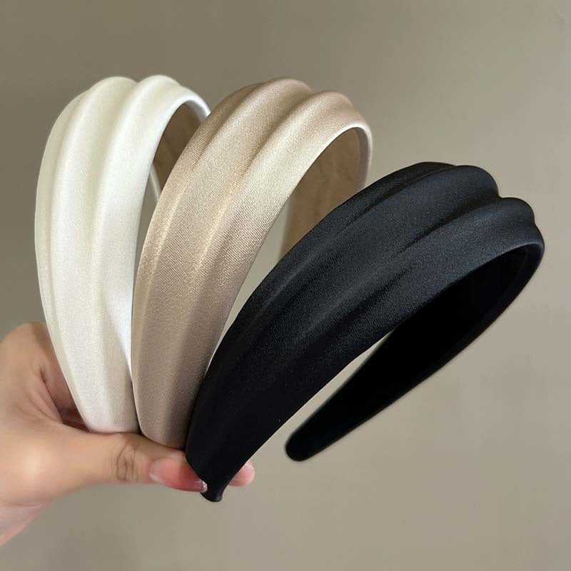 Satin High Crown Headband – Luxe Summer Essential