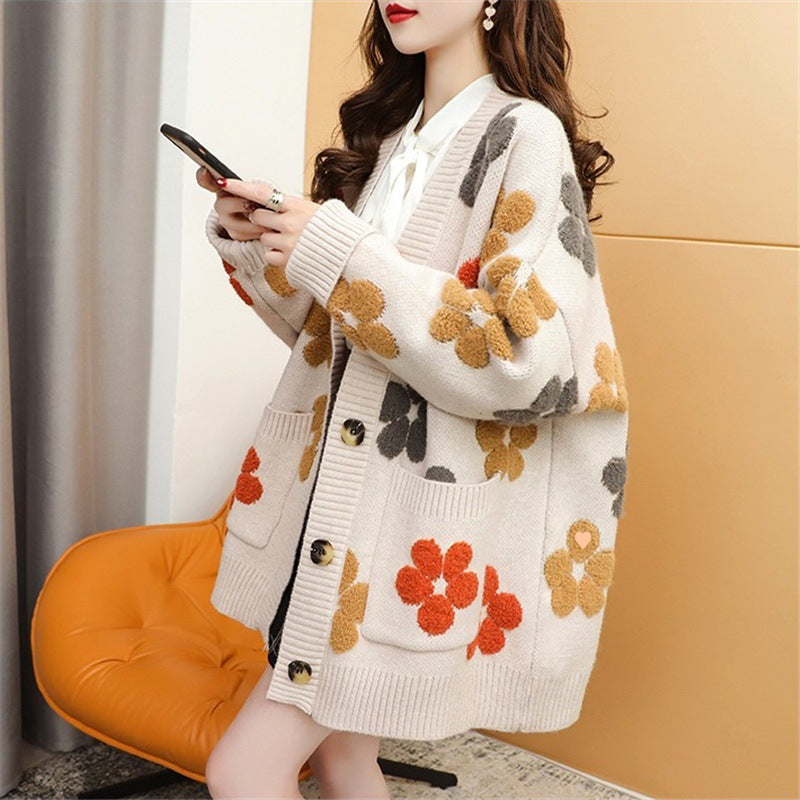Women’s Sweet Knit Cardigan Japanese Style 2025