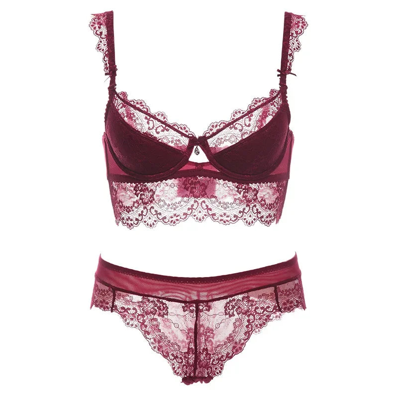 Women’s Cotton Lace Bra & Panty Set