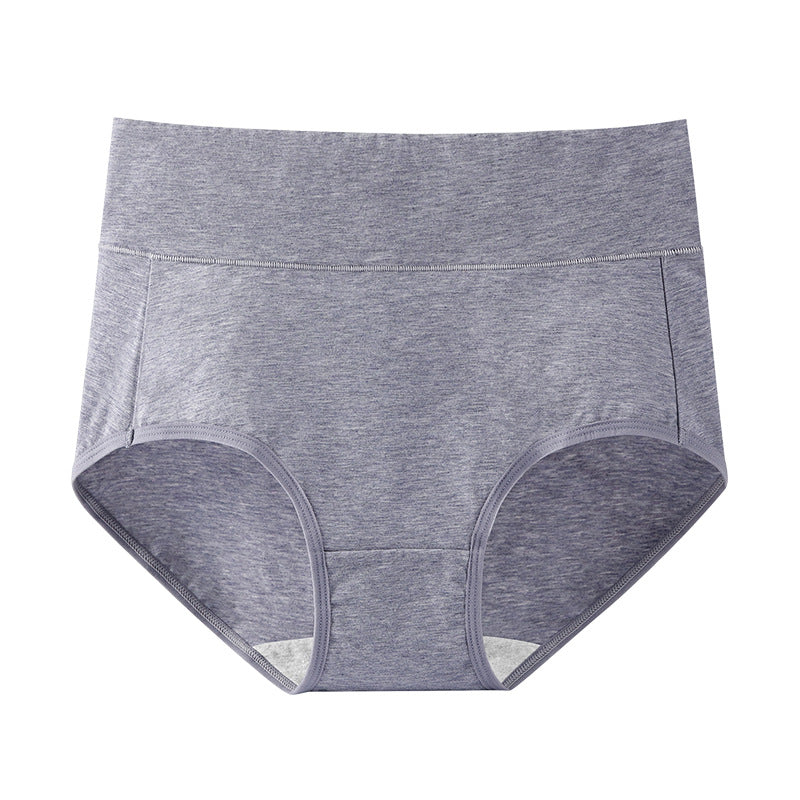 High Waist Antibacterial Cotton Briefs