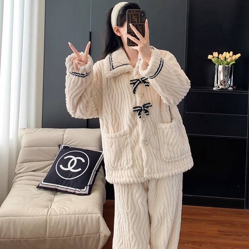 Coral Fleece Pajama Set
