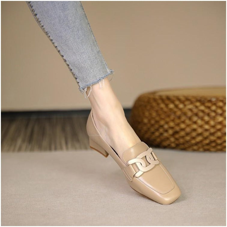 British Style Women’s Leather Loafers