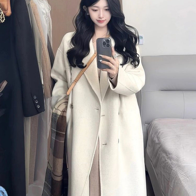 Oatmeal Woolen Coat