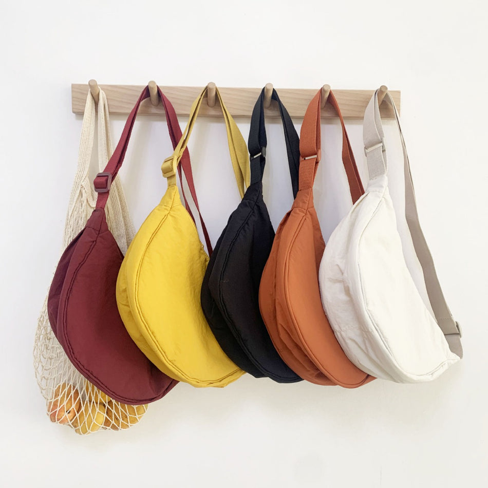 Nylon Lightweight Crossbody Dumpling Bag Women