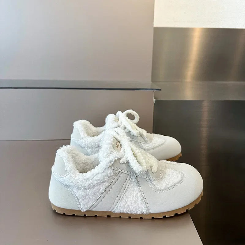 Retro German Trainer Shoes – Soft Sole Casual for Women