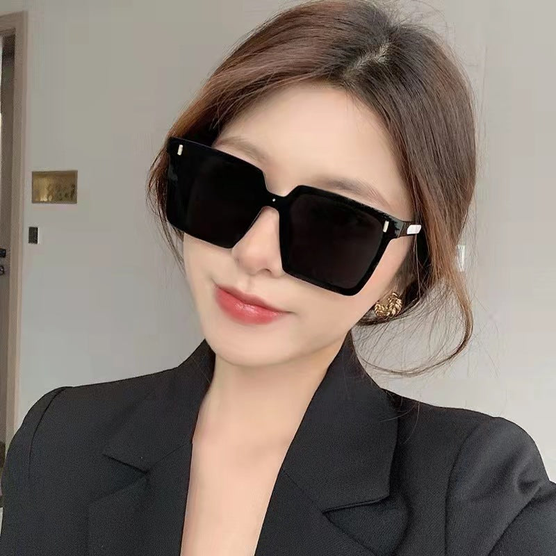 Women’s Large Frame Square Trendy Sunglasses