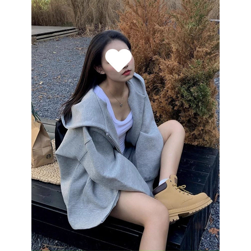 American Retro Hooded Sweatshirt