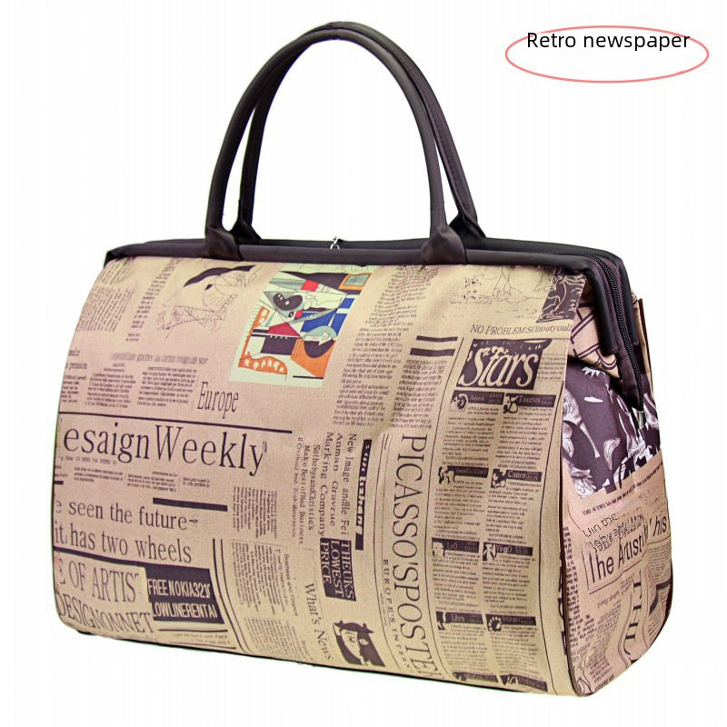 Multi-Color Travel Duffel for  Women