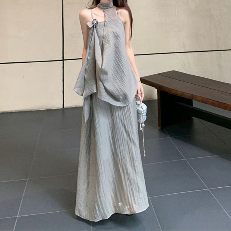 Irregular Sling Skirt Set – Trendy Boho Style