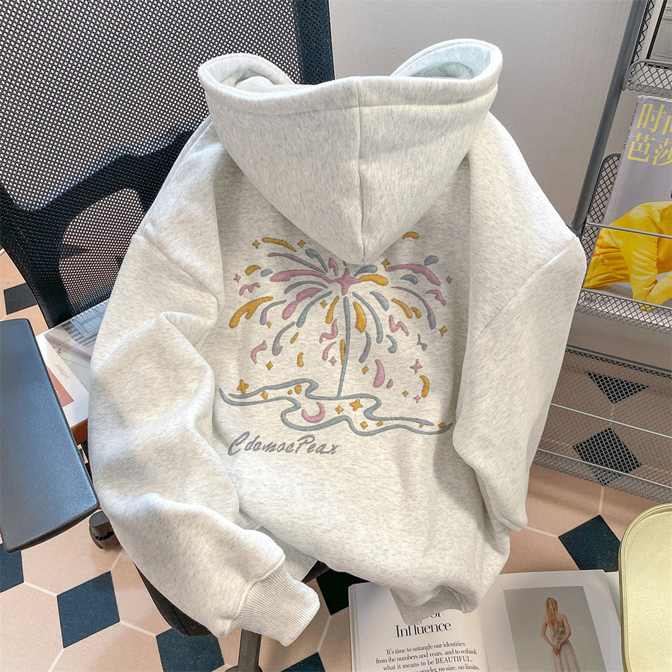 Women’s Oversize Fleece-Lined Hoodie – Winter 2025