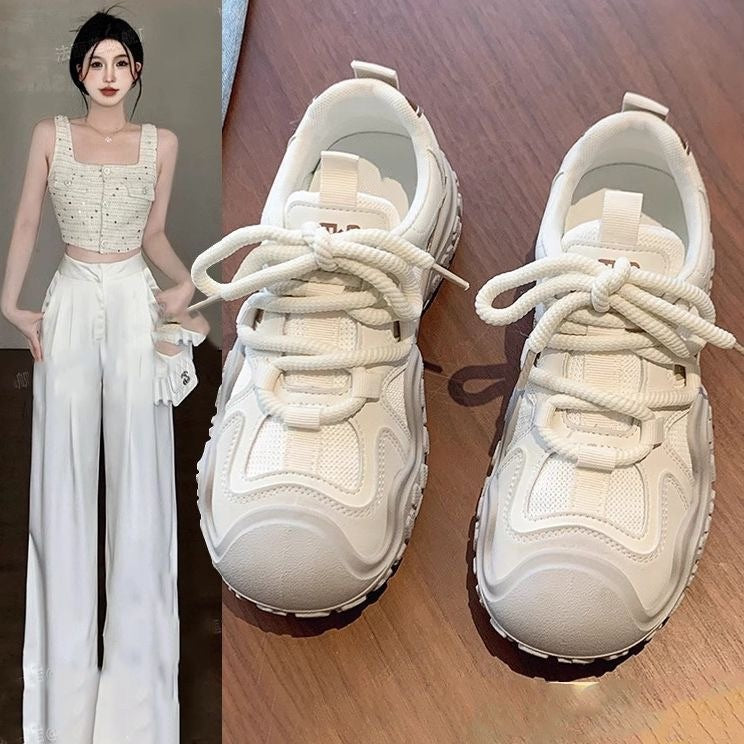 Lightweight White Sports Shoes