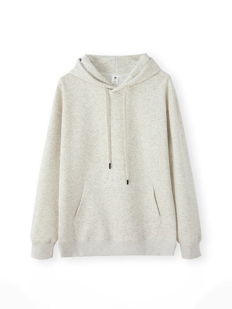 Unisex Solid Color Hooded Pullover Sweatshirt – 2025