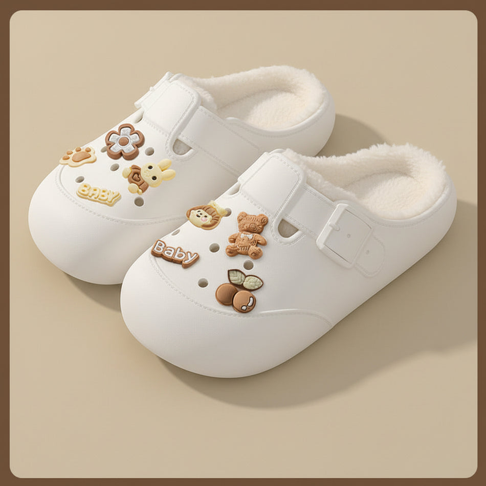 Women’s Croc Style Non-Slip Summer Office Slippers