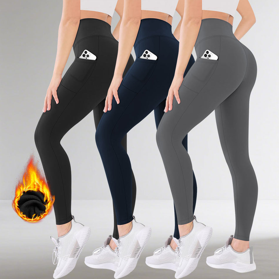 Fleece-Lined High-Waist Leggings