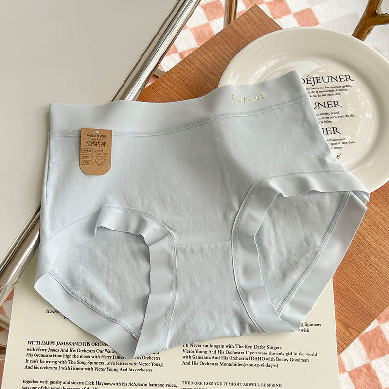 60s Cotton Mid-Waist Briefs – Antibacterial Comfort