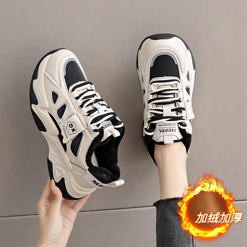 Fleece-Lined Small-Size Casual Torre Sneakers