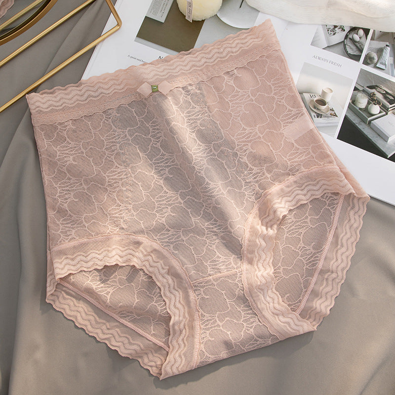 High Waist Lace Briefs – Seamless & Hip-Lifting Comfort
