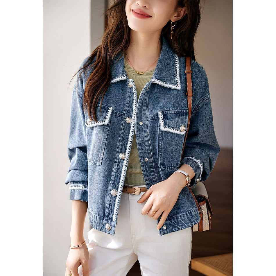 Loose Elegant Commuter Denim Jacket