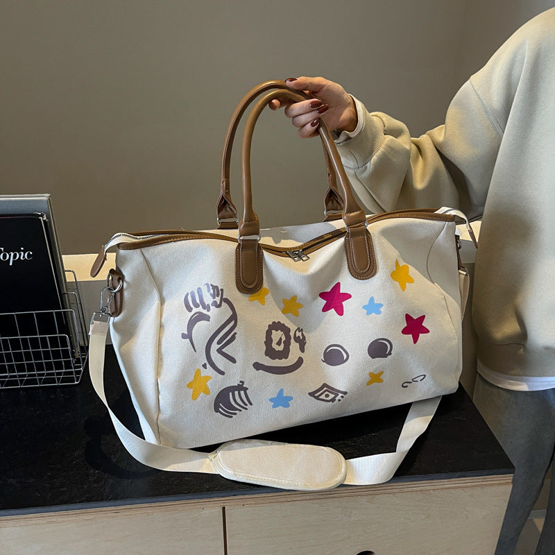 Women’s Korean-Style Large-Capacity Travel & Fitness Bag