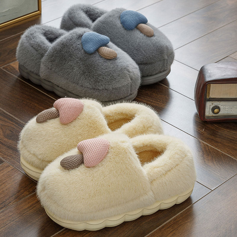 Warm Plush Cotton Slippers
