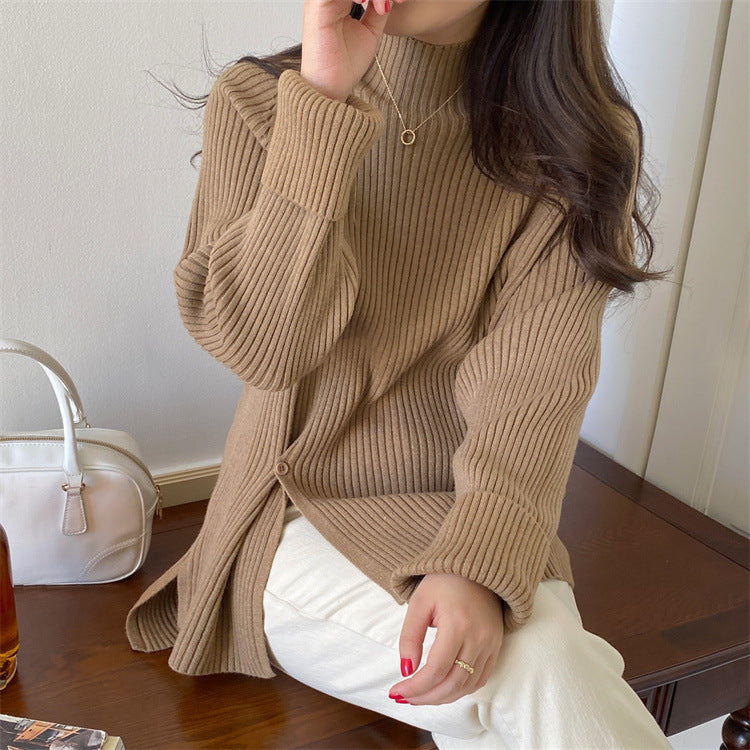 Korean Style Loose Turtleneck Sweater