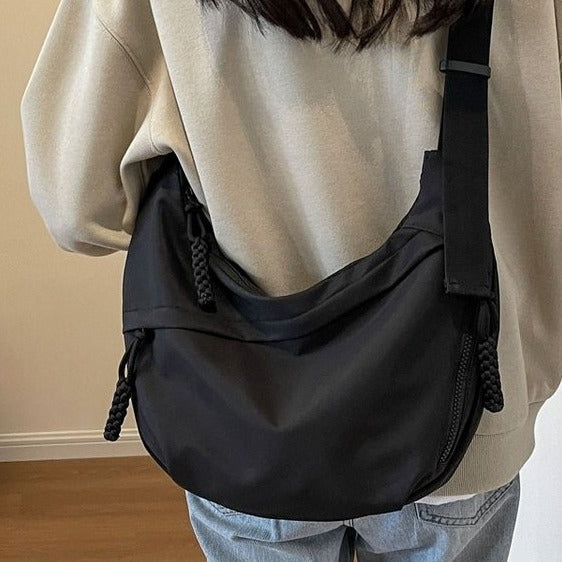 Oxford Cloth Dumpling Crossbody Bag Women