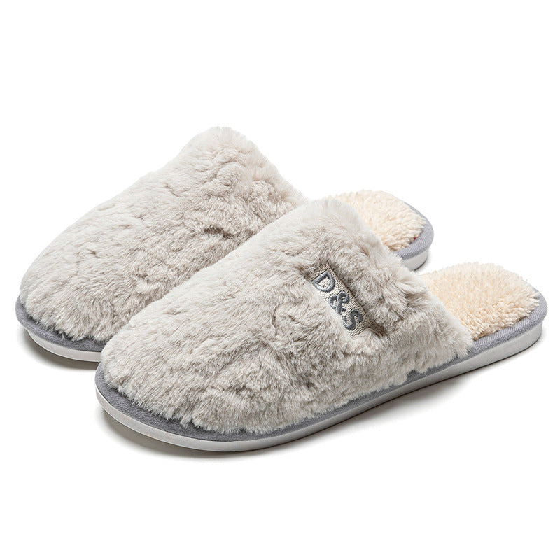 Warm Anti Slip Cotton Slippers Indoor Home Winter Wear