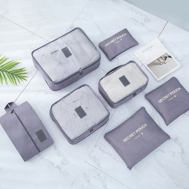Korean Style Travel Storage Bag Set – 7 Pieces