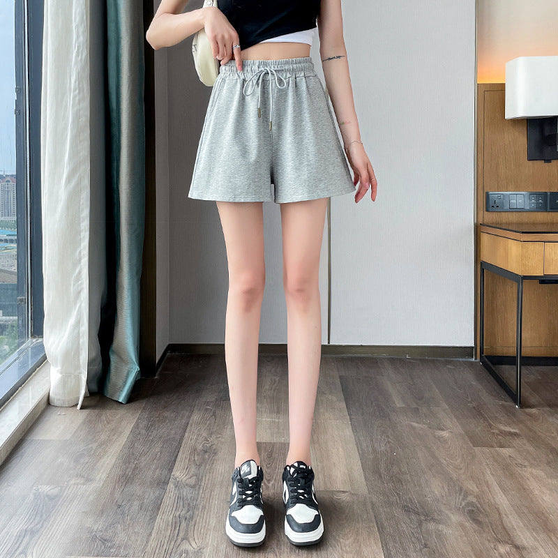 Summer Casual High-Waisted A-Line Shorts